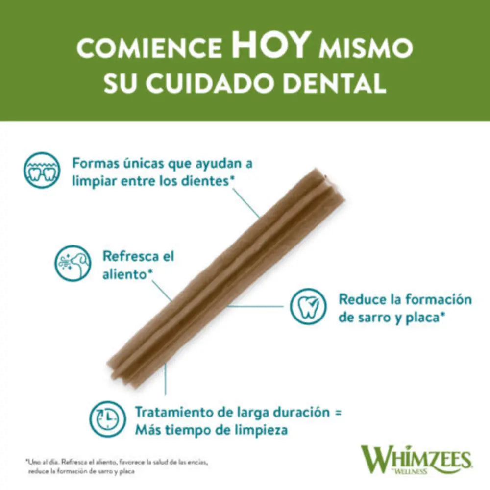 Whimzees Hueso Estrella Snack Dental para Perros Bolsa 420 g WHIMZEES Mascotas-Ávila