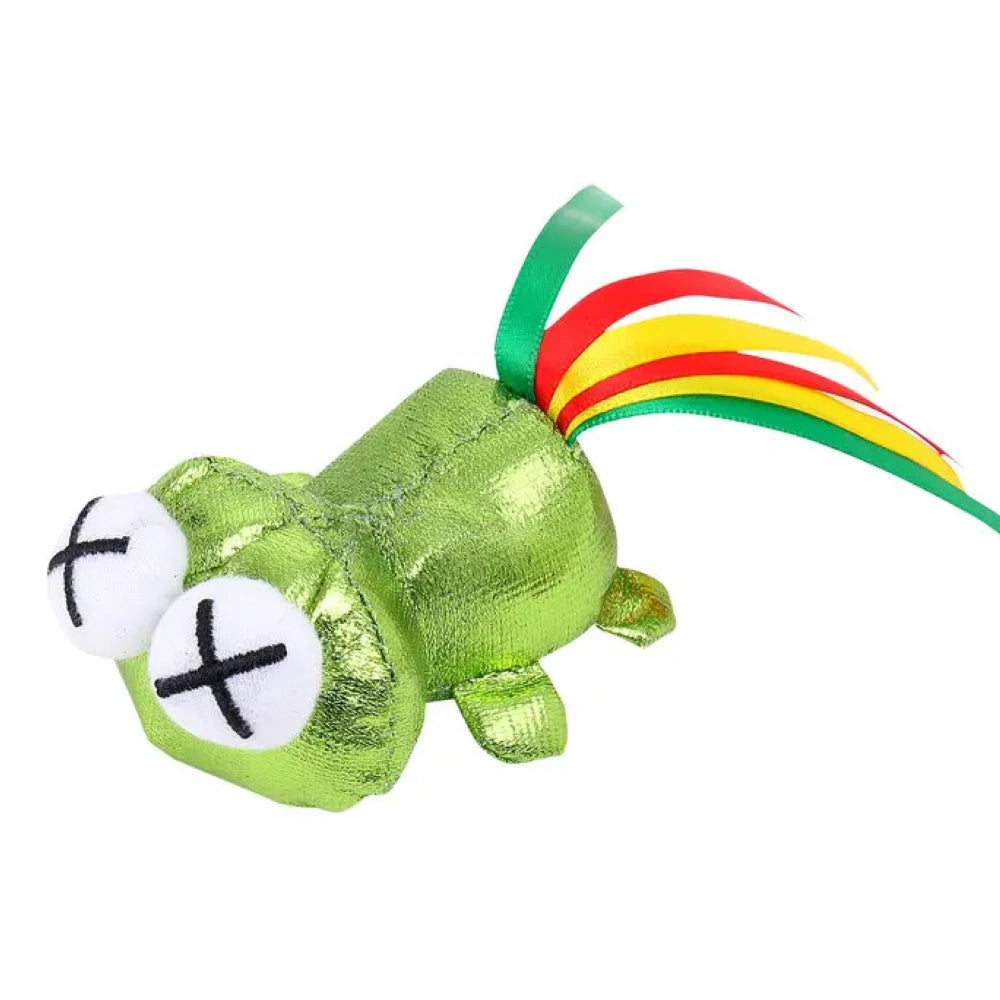 Wouapy Disco Rana Juguete de Peluche para Gatos WOUAPY Mascotas-Ávila