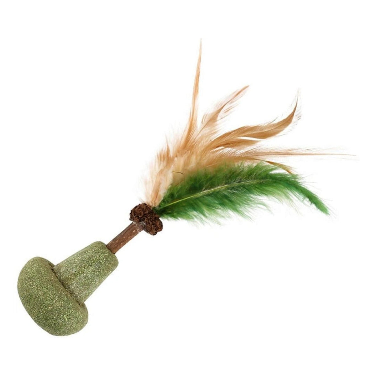 Wouapy Peonza de Pluma Grande Juguete con Catnip para Gatos WOUAPY Mascotas-Ávila