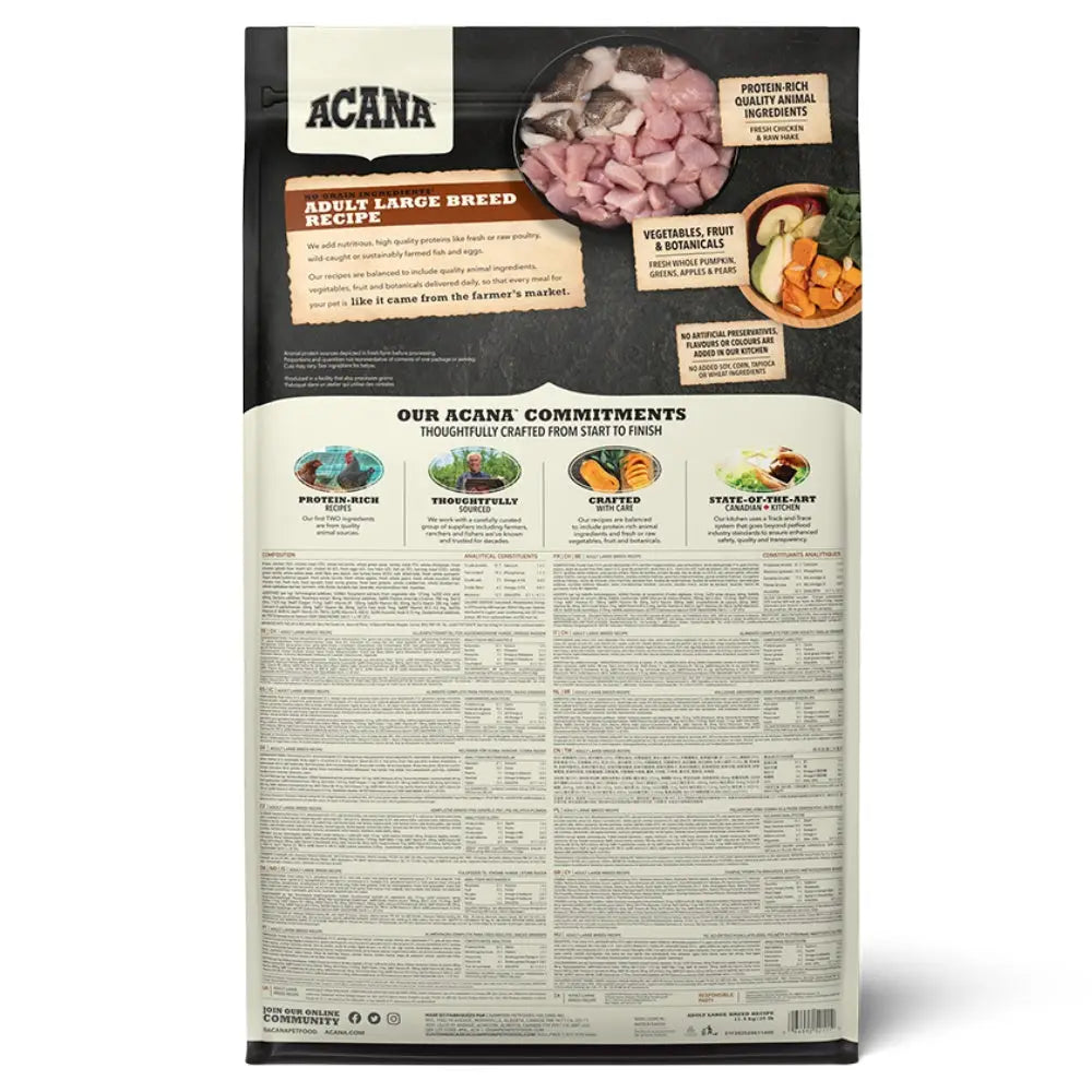 Acana Dog Adult Large Breed - Mejor Precio - Mascotas Ávila