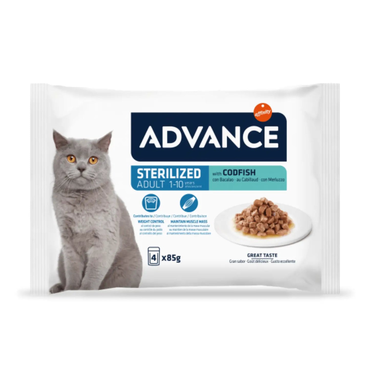 Advance Cat Bocaditos En Salsa 340Gr - Mejor Precio - Mascotas Ávila