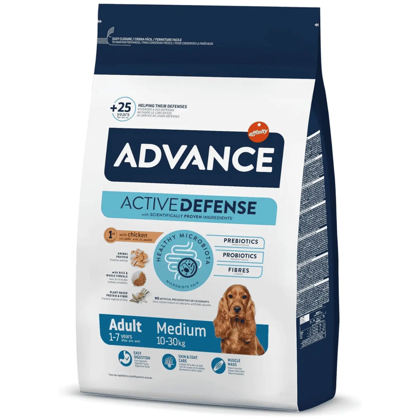 Advance Dog Adult Medium Pollo y Arroz Pienso para Perros - Mejor Precio - Mascotas Ávila