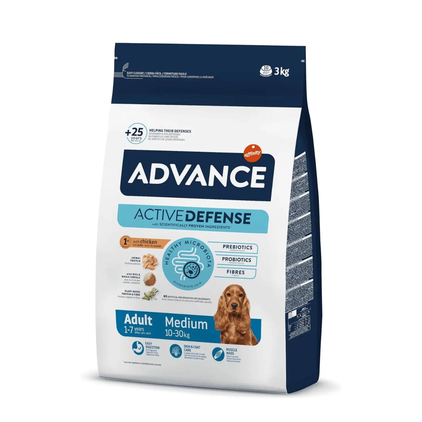 Advance Dog Adult Medium Pollo y Arroz Pienso para Perros - Mejor Precio - Mascotas Ávila
