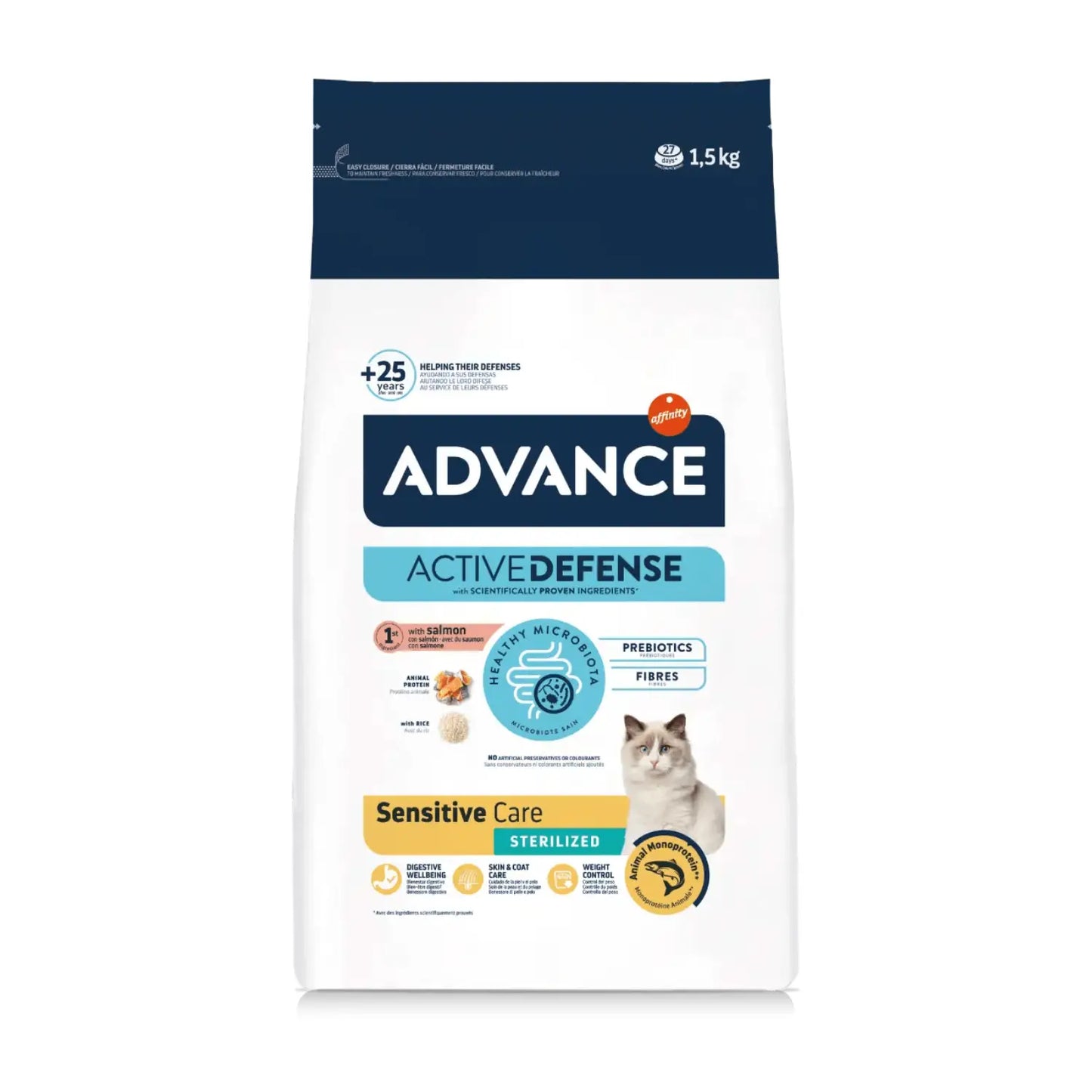 Advance Cat Sensitive Sterilized Salmón 1,5kg al mejor precio online