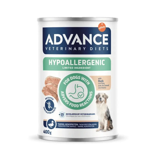 Advance Veterinary Diets Hypoallergenic Comida Húmeda para Perros Lata 400 g