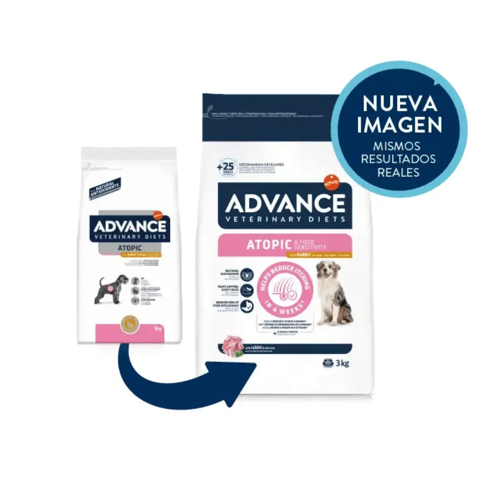 Advance Veterinary Diets Atopic Conejo y Guisante Pienso para Perros