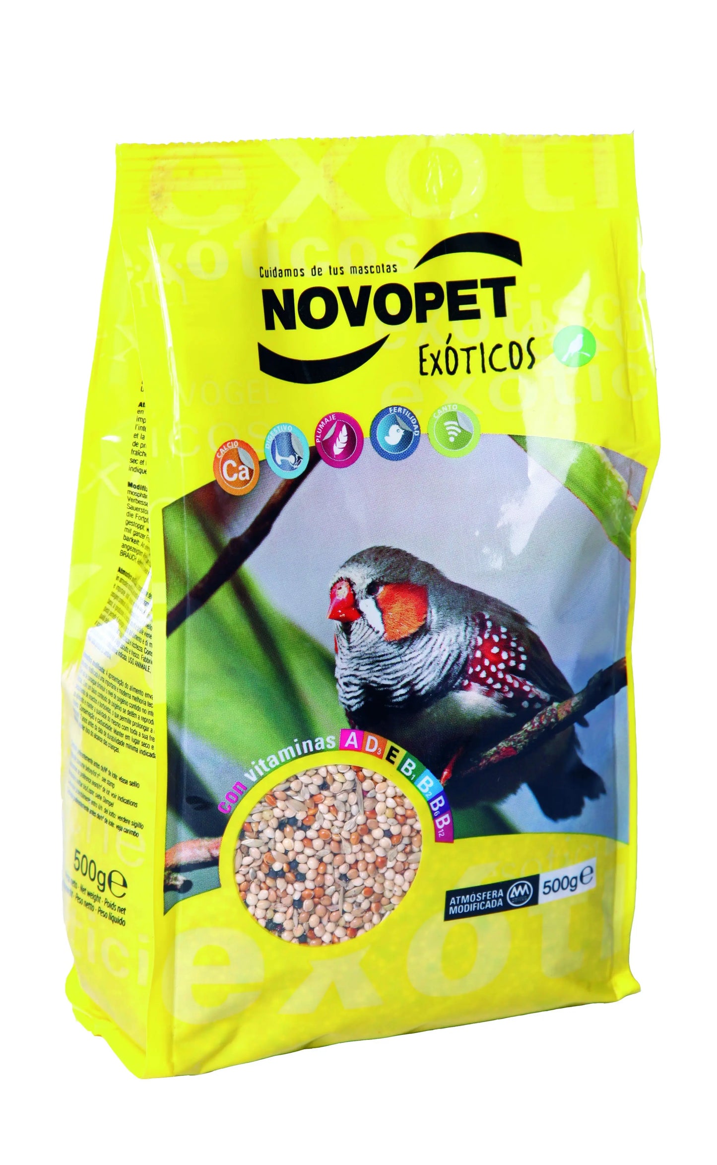 Alimento Exoticos 500Grs.Novopet - Mejor Precio - Mascotas Ávila