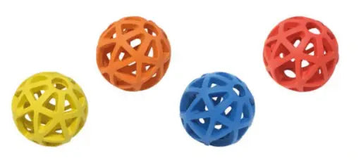 Juguete Perro Bola Goma Rejilla 7Cm - Mejor Precio - Mascotas Ávila