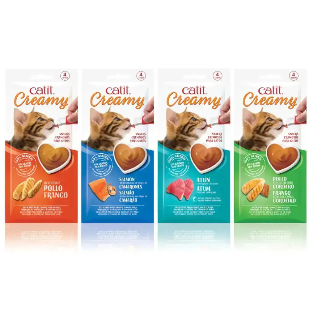 Catit Creamy Snack Pollo Pack 4X10 g CATIT