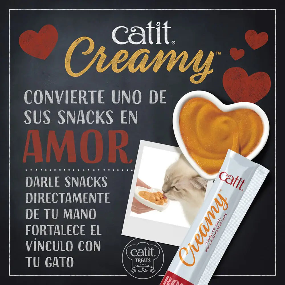 Catit Creamy Snack Surtido Bote 80Udes CATIT
