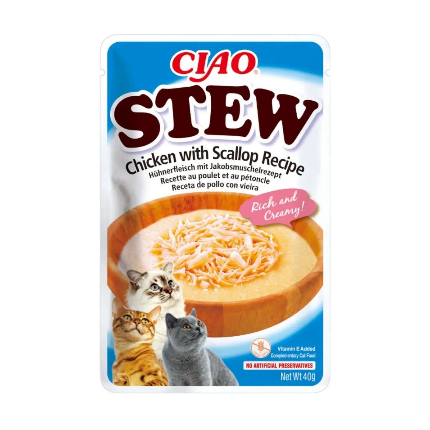 Churu CAT Chicken STEW 40 g | Estofado para Gatos
