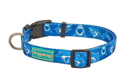 Freedog Summer Collar Blue Shark 15Mm X 20/50Cm T-S - Mejor Precio - Mascotas Ávila