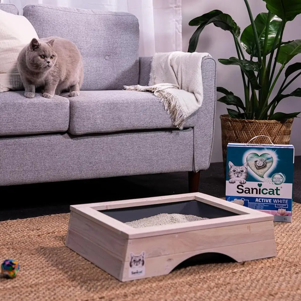 Arena Aglomernate para Gatos Sanicat Active White 6L Flor De Loto - Mejor Precio - Mascotas Ávila