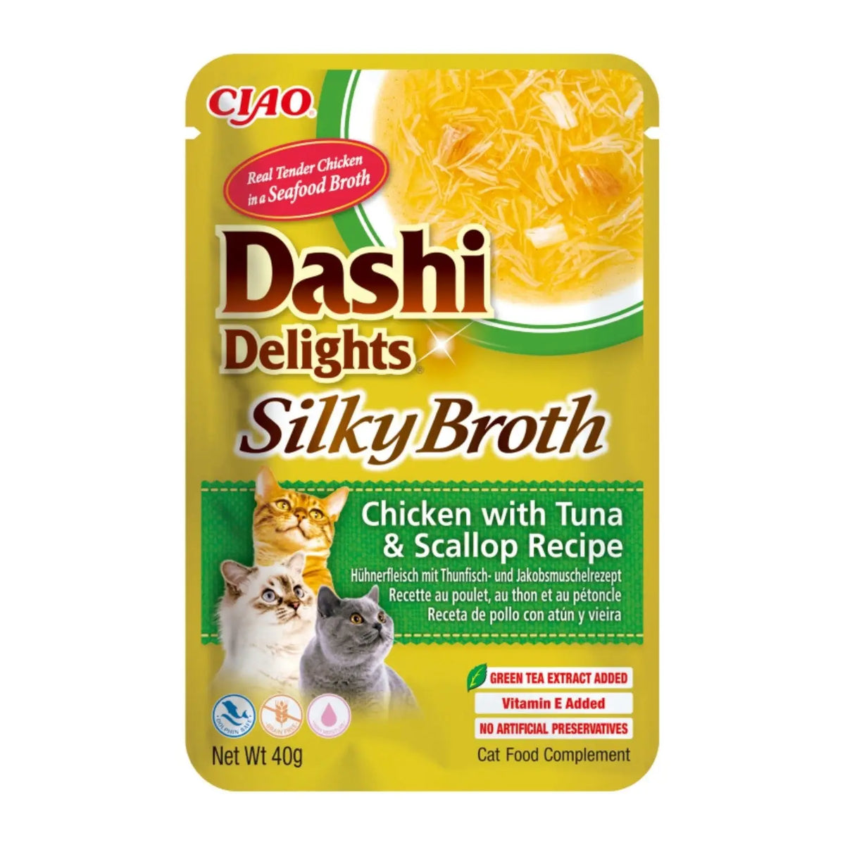 Dashi Delight CAT Silky Broth | Comida Húmeda y Jugosa para Gatos