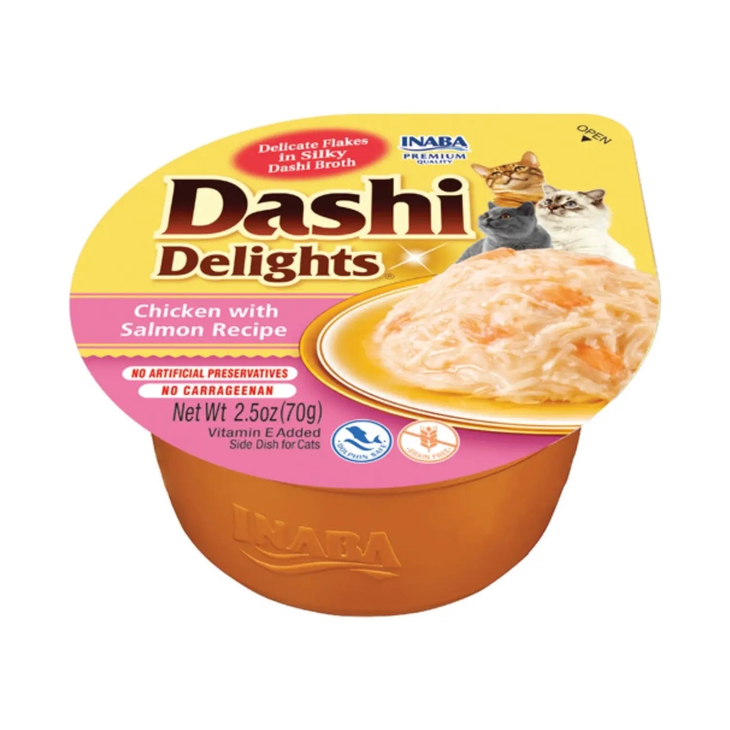 Dashi Delight CAT Pack 6x70 g | Comida Húmeda para Gatos Rica en Proteínas