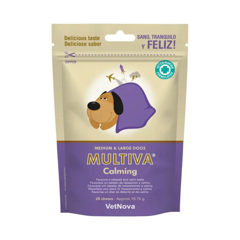 Multiva Calming Medium & Large Perros 25 Uds. (Relax) - Mejor Precio - Mascotas Ávila