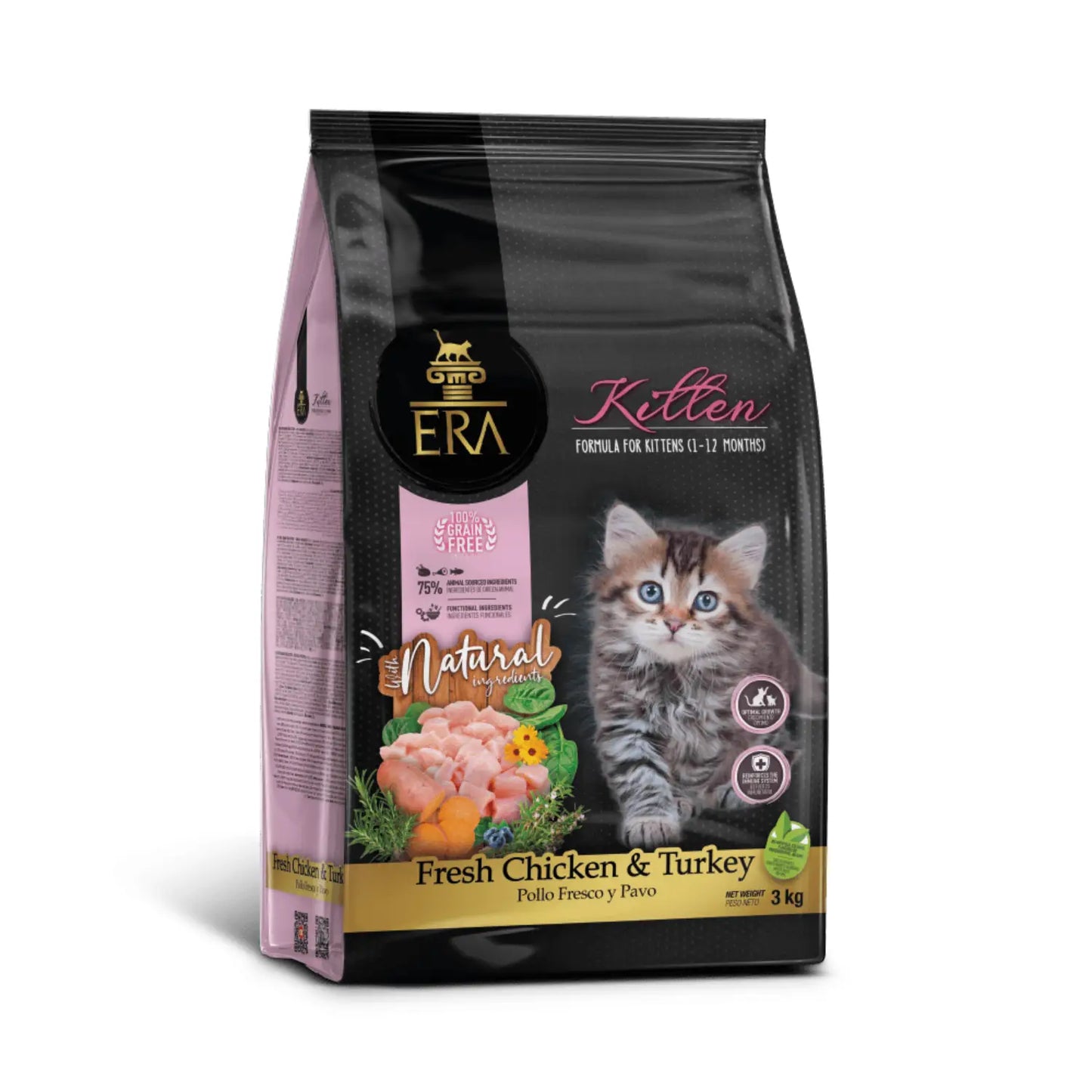 ERA Cat Grain Free KITTEN Fresh Chicken & Turkey Pienso para Gatitos - Mejor Precio - Mascotas Ávila