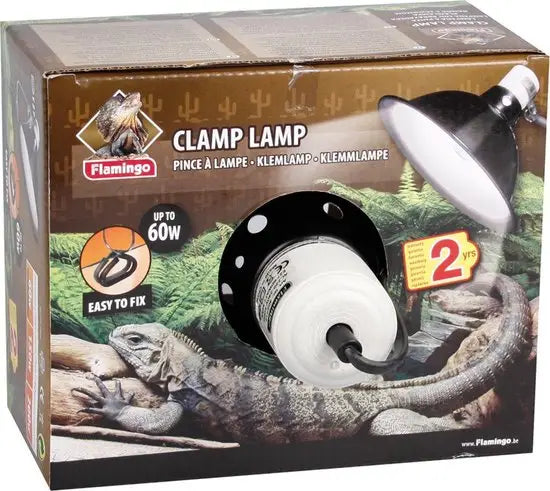 Flamingo Clamp Lamp Reptil 60W - Mejor Precio - Mascotas Ávila