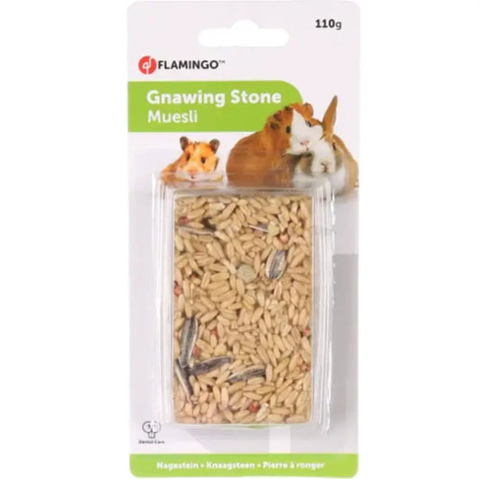 Flamingo Knibbles Piedra Roer Muesli Para Roedor