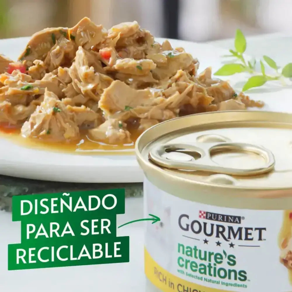 Gourmet Nature'S Creations Pollo y Pavo Pack 4X85 g PURINA