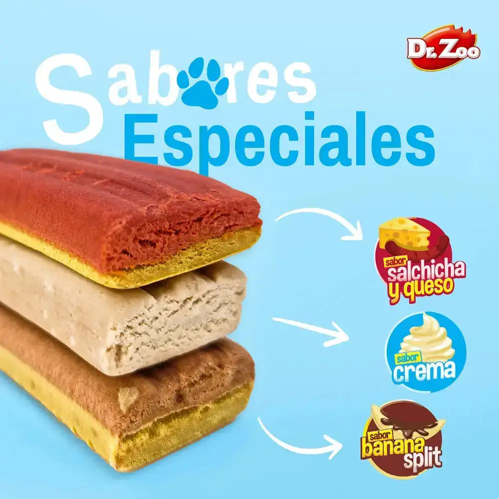 Dr.Zoo Snack Helado Salchicha y Queso 50 g DR.ZOO