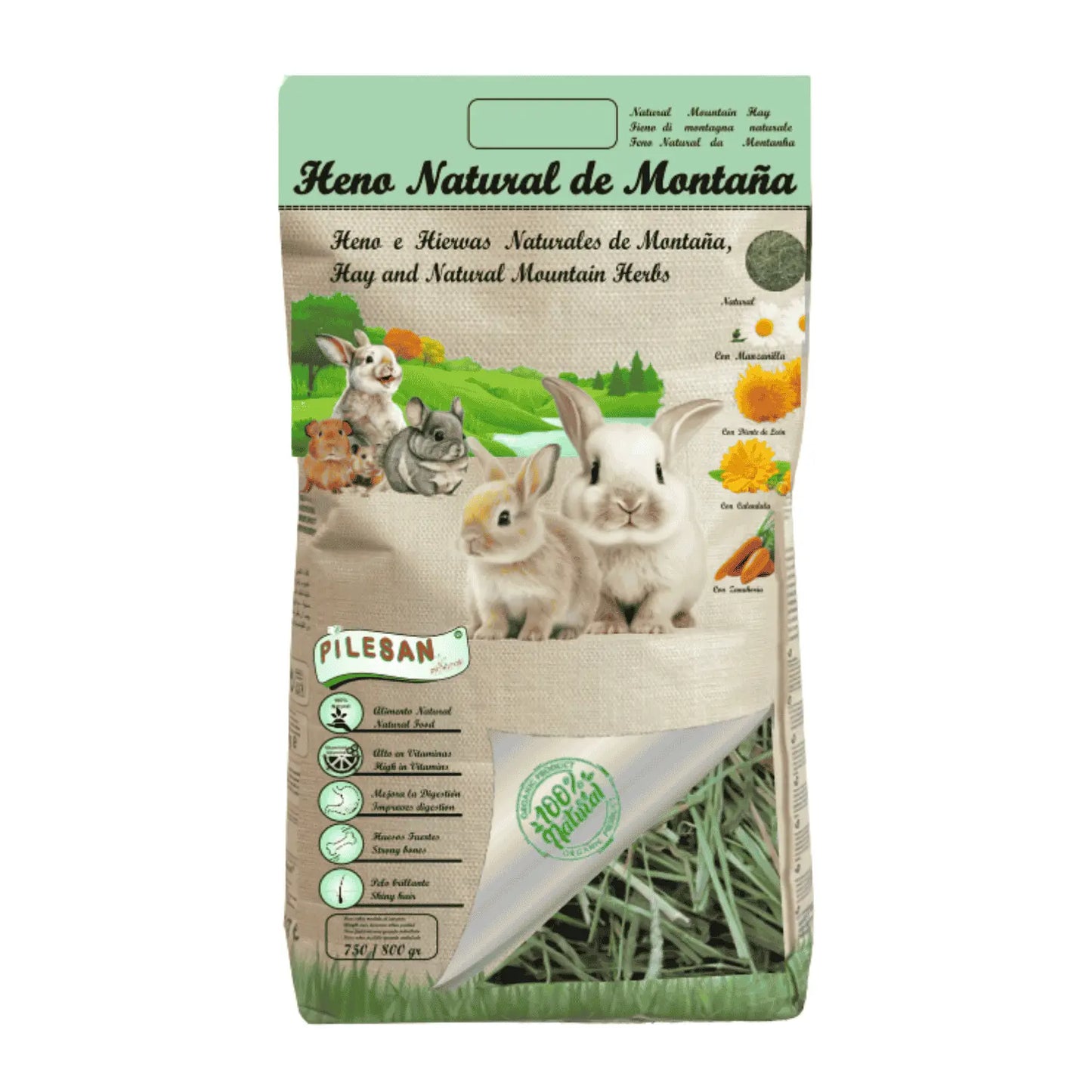 Heno Natural Pls 800Gr. PILESAN
