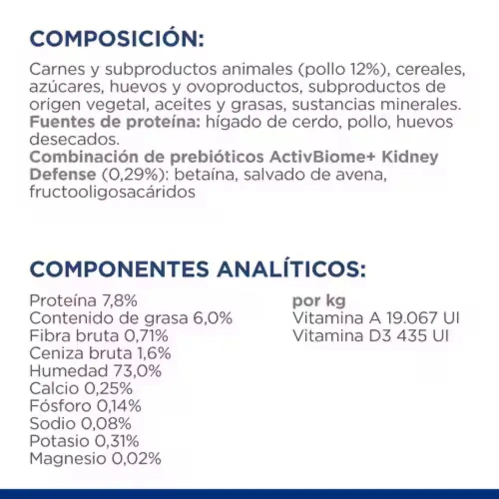 Hill's Feline k/d lata 156gr - comida húmeda dietetica para gatos - Mejor Precio - Mascotas Ávila