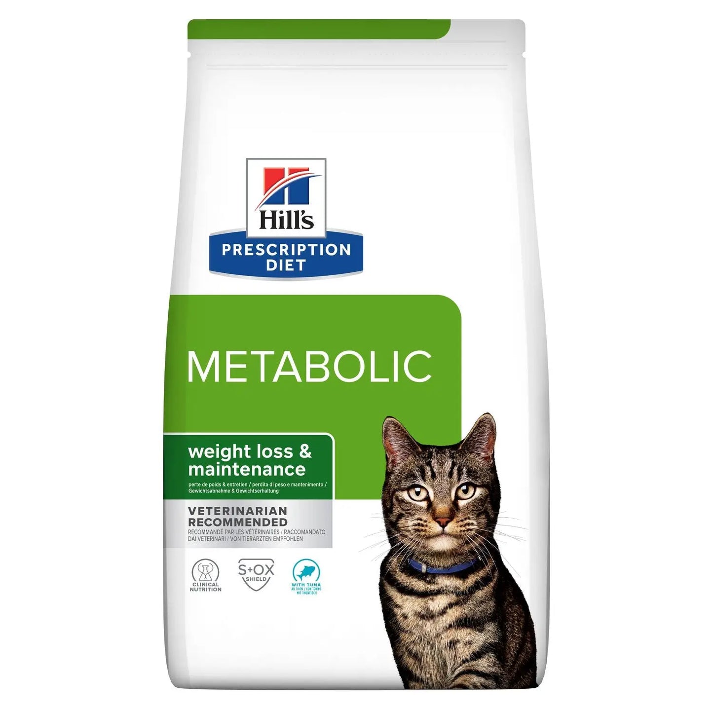 Hill's Feline Metabolic Atún 8kg Prescription Diet (Pérdida y Mantenimiento de Peso) al mejor precio online