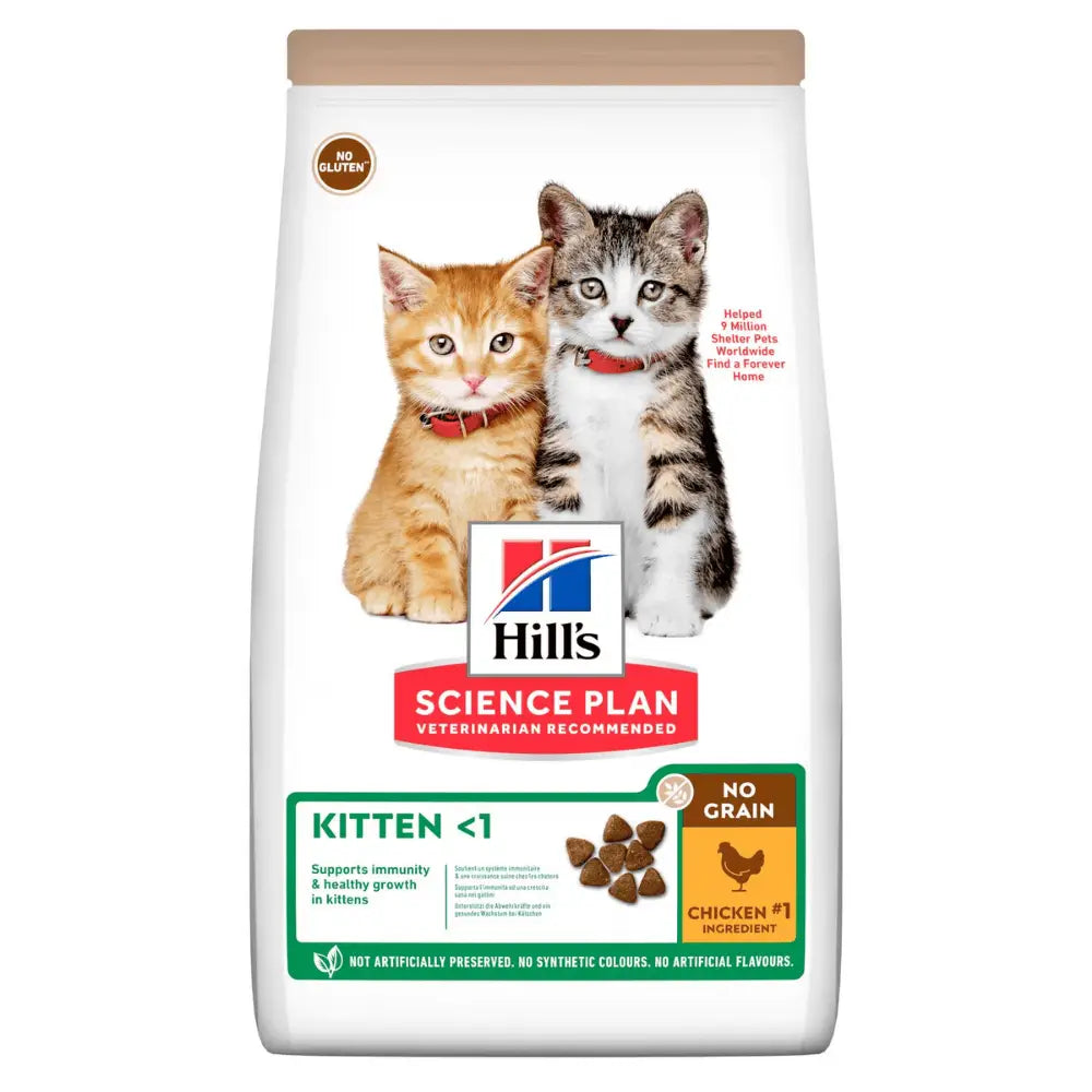 Hill's Science Plan Kitten No Grain Pollo Pienso Sin Cereales para Gatitos HILLS