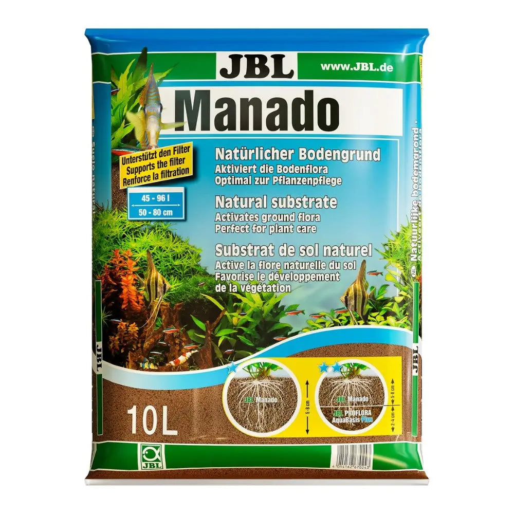 JBL Sustrato Acuario Manado Natural para Acuarios de Agua Dulce JBL