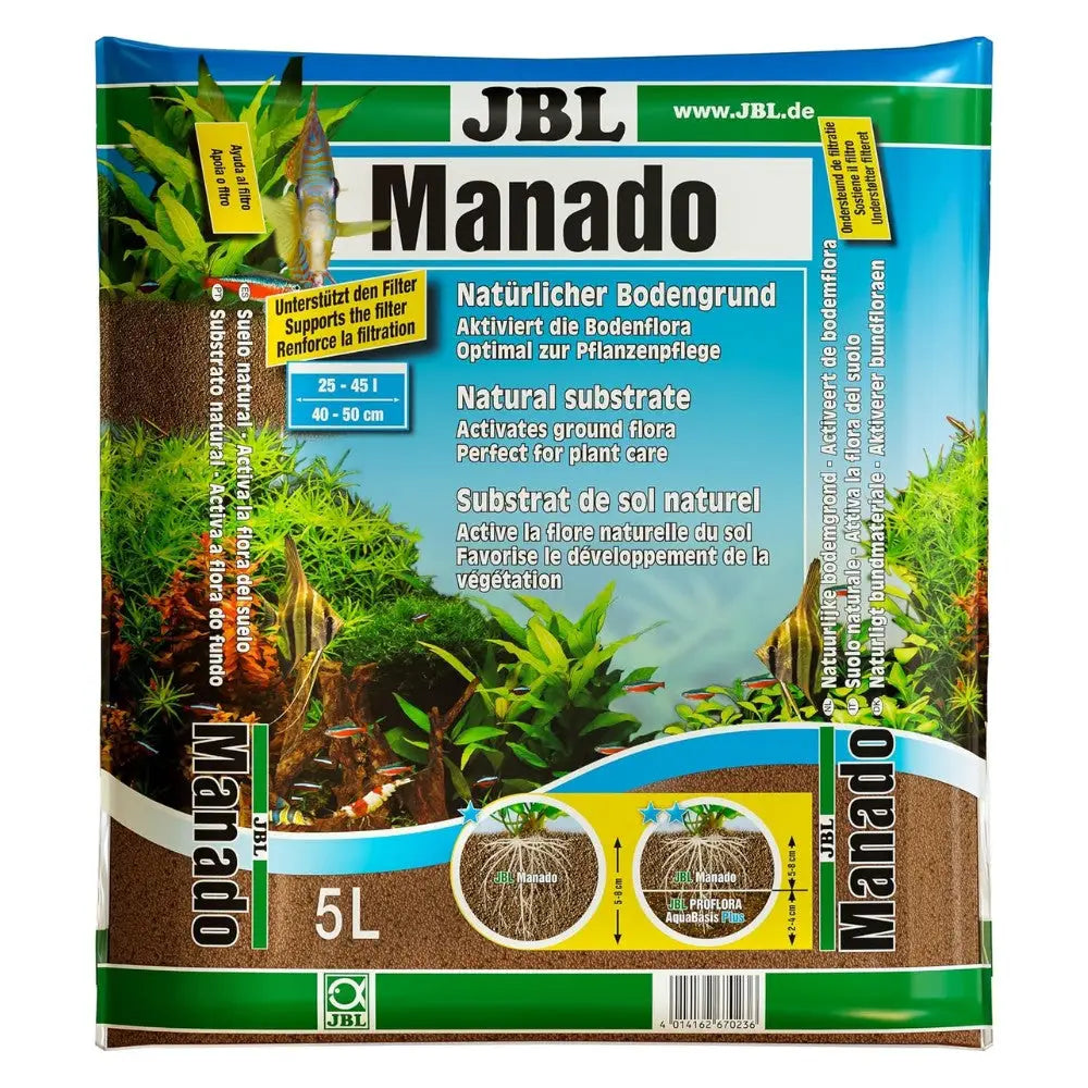 JBL Sustrato Acuario Manado Natural para Acuarios de Agua Dulce JBL