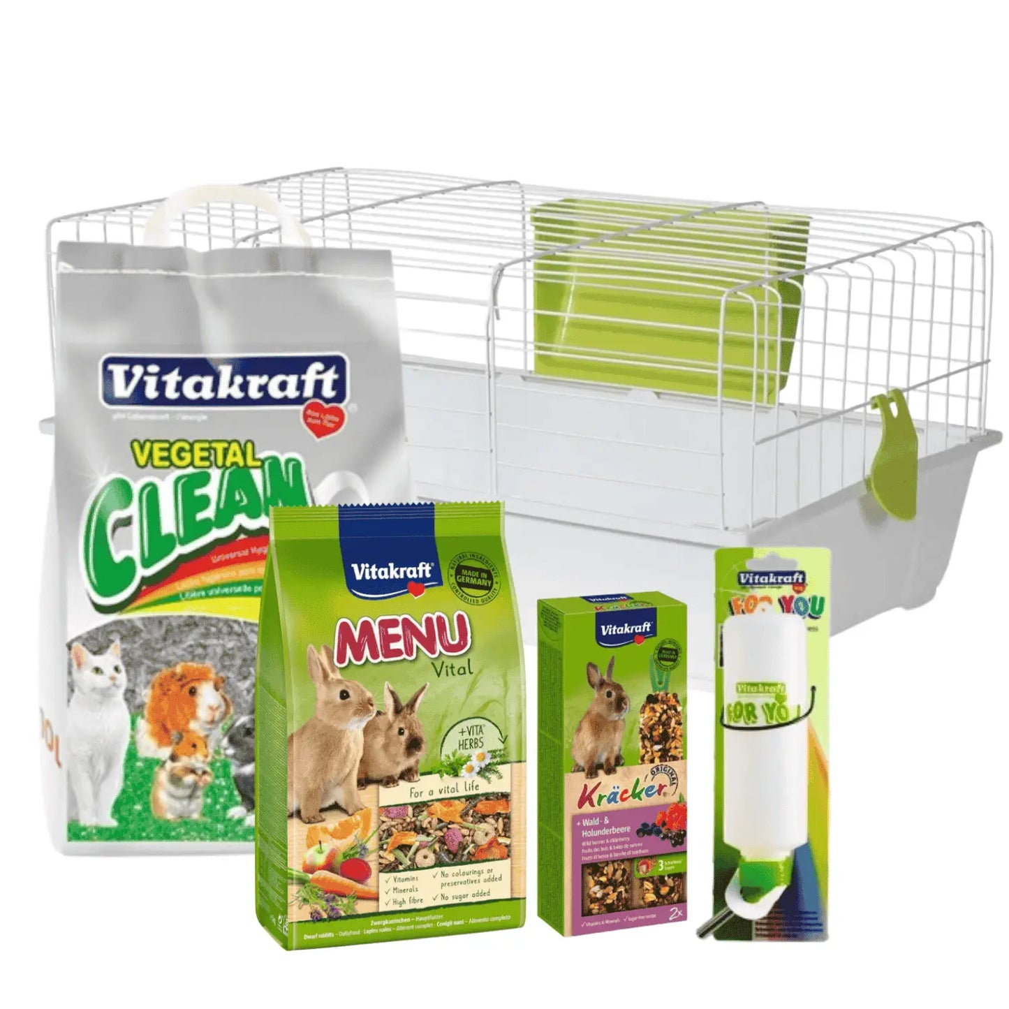 Kit Especial Voltrega Jaula Conejo 930 (80X46X39 cm) + Complementos al mejor precio online