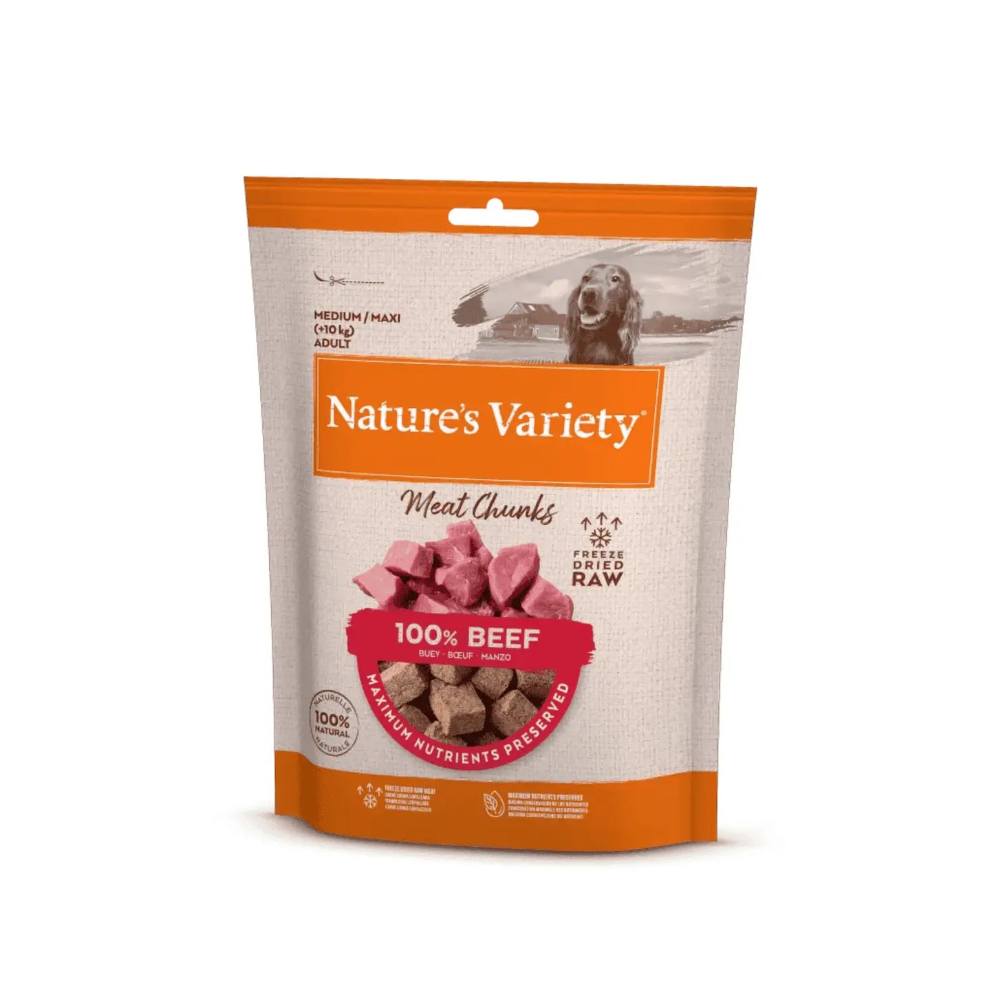 Nature'S Variety Dog Meat Chunks 50Gr - Mejor Precio - Mascotas Ávila
