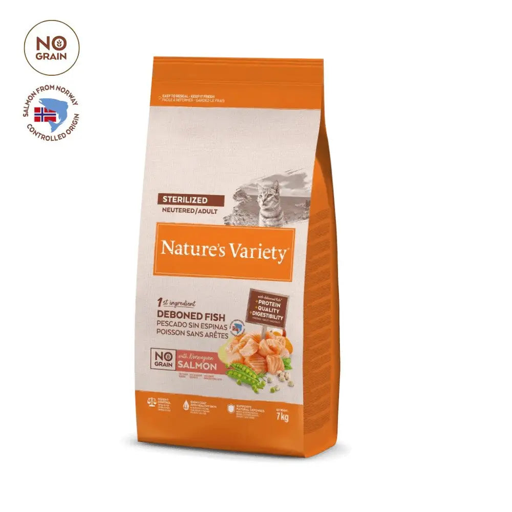 Nature'S Variety Cat No Grain Sterilized Salmón Noruego NATURE'S VARIETY