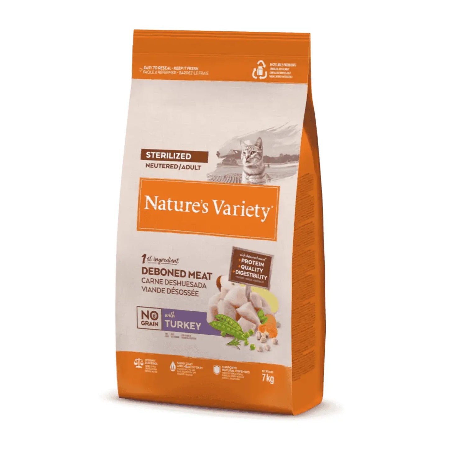 Nature'S Variety Cat Original Grain Free Sterilized Pavo - Mejor Precio - Mascotas Ávila