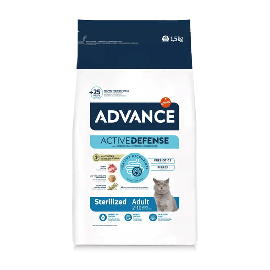 Advance Adult Sterilized Turkey Pienso de Pavo para Gatos