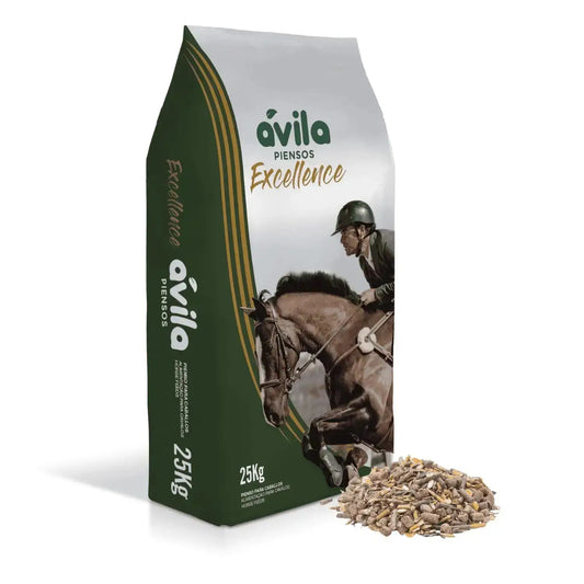 Excellence Muscle Max | Alimento Completo para Caballos | Aumento de Masa Muscular | Con Vitamina E y Cobalto | 25 kg PIENSOS ÁVILA