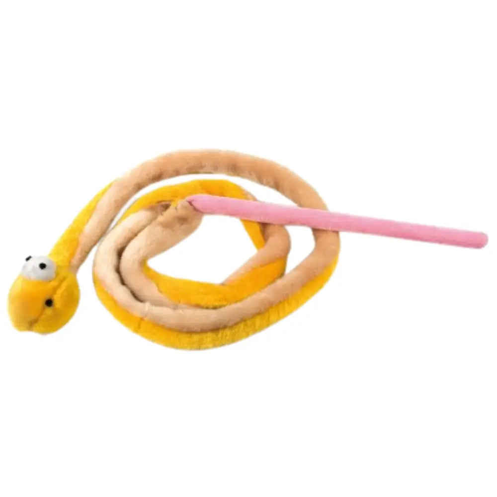 Juguete Gatos Serpiente Peluche con Vara 137 cm NAYECO
