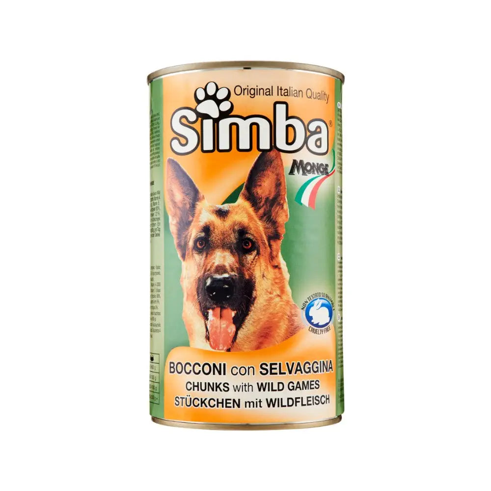 Simba Lata Bocados Comida Húmeda para Perros 1230 gr SIMBA