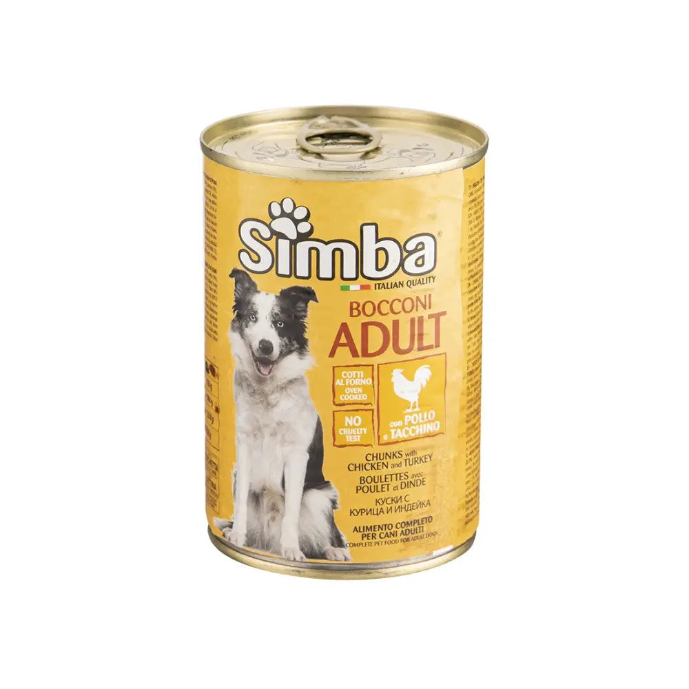 Simba Lata Bocados Comida Húmeda para Perros 1230 gr SIMBA