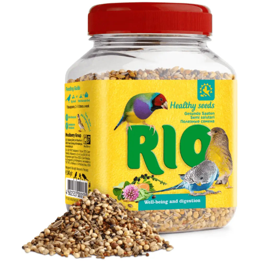 Snack Semillas Saludables Natural Para Aves 240 g Rio RIO