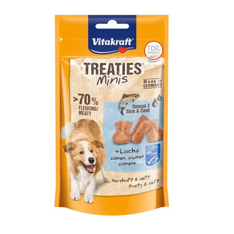 Vitakraft Snack Treaties Minis Salmón & Omega 3 48gr - Mejor Precio - Mascotas Ávila