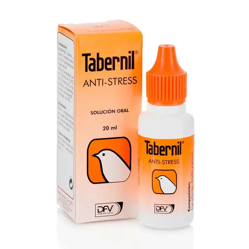 Tabernil Antiestrés Natural para Pájaros 20ml - Con Aceites Esenciales - Mejor Precio - Mascotas Ávila