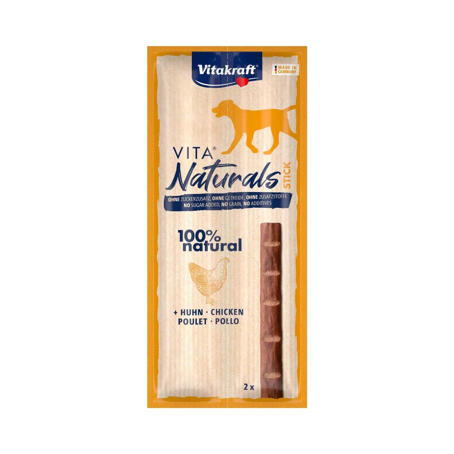Vitakraft Vita Naturals Dog Stick Pollo Pack 2x11gr - Mejor Precio - Mascotas Ávila
