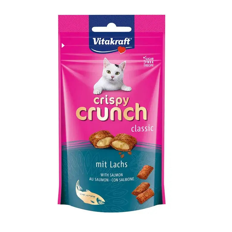 VITAKRAFT CRISPY CRUNCH SALMÓN 60GR - Mejor Precio - Mascotas Ávila