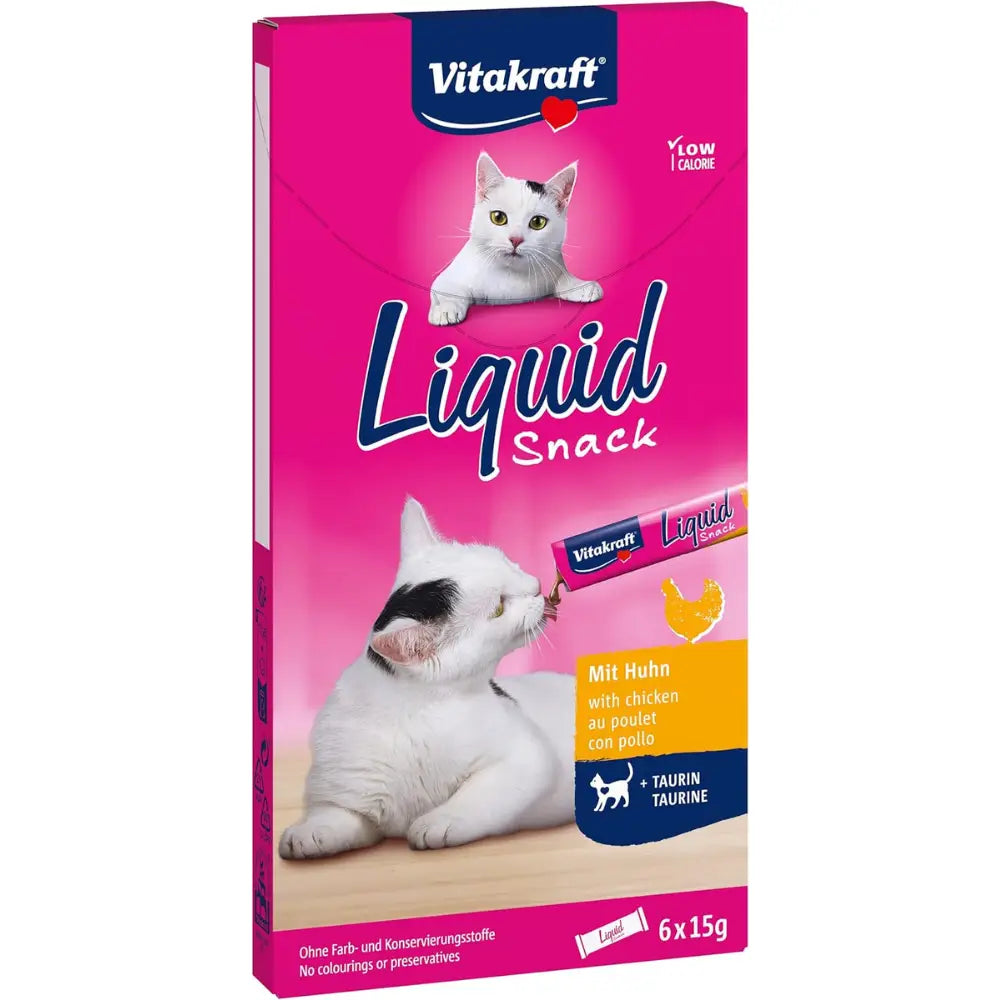 Vitakraft Cat Liquid Snack Pollo con Taurina 90 g VITAKRAFT