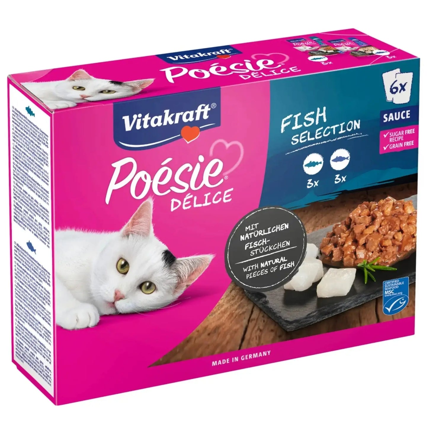 Vitakraft Poesie Deli Sauce Pack 6x85gr - Mejor Precio - Mascotas Ávila