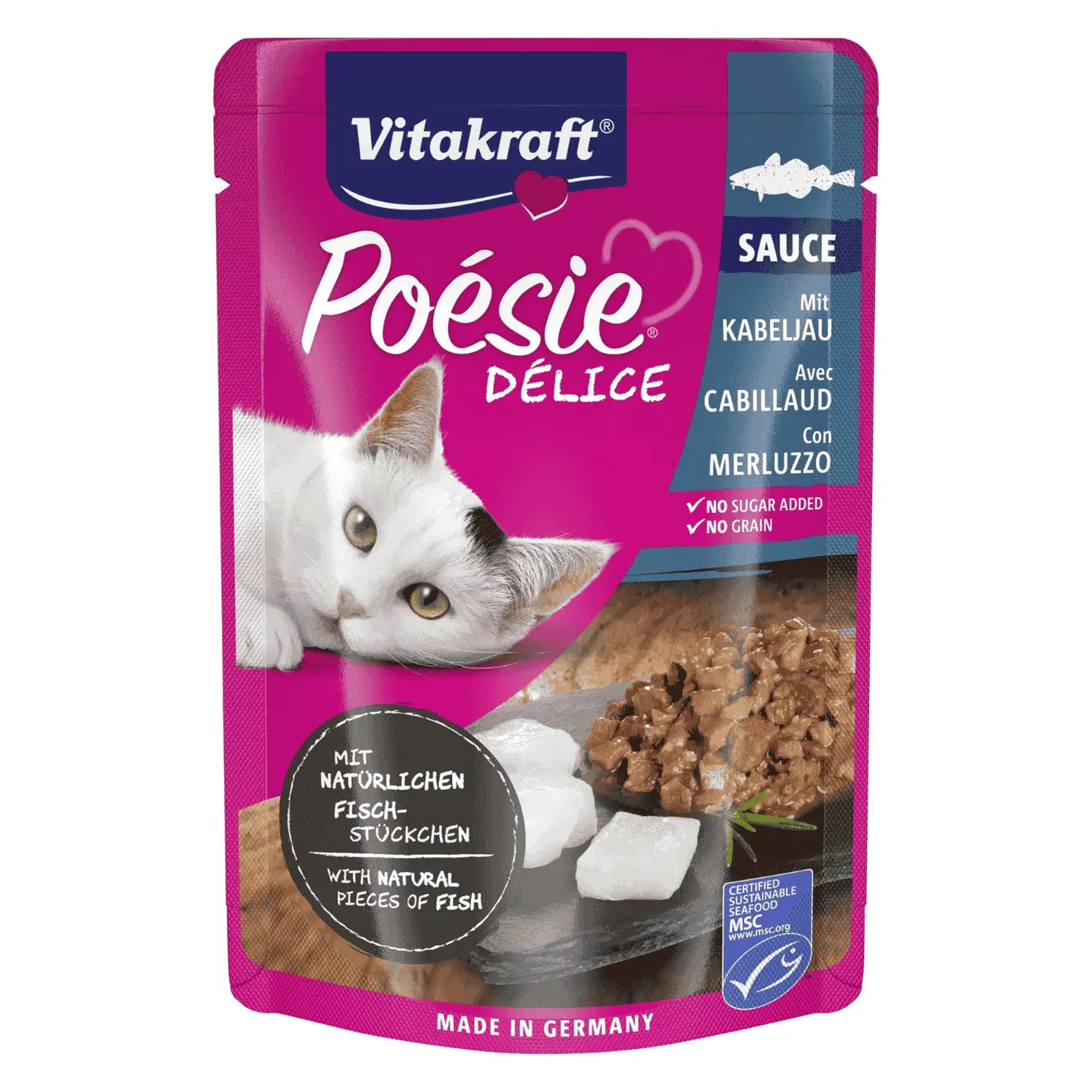 Vitakraft Poesie Délice Sauce 85gr - Mejor Precio - Mascotas Ávila