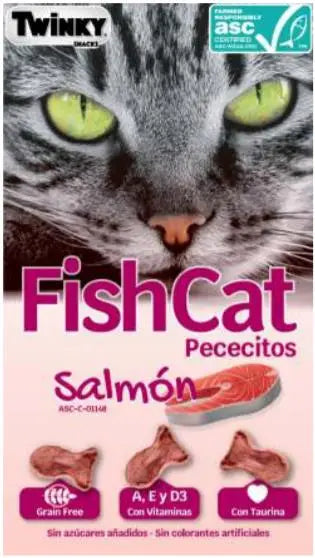 SNACK TWINKY FISHCAT SALMON 40GR