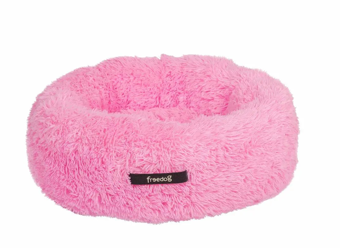 CUNA REDONDA SUAVE RELAX 80 CM ROSA FREEDOG